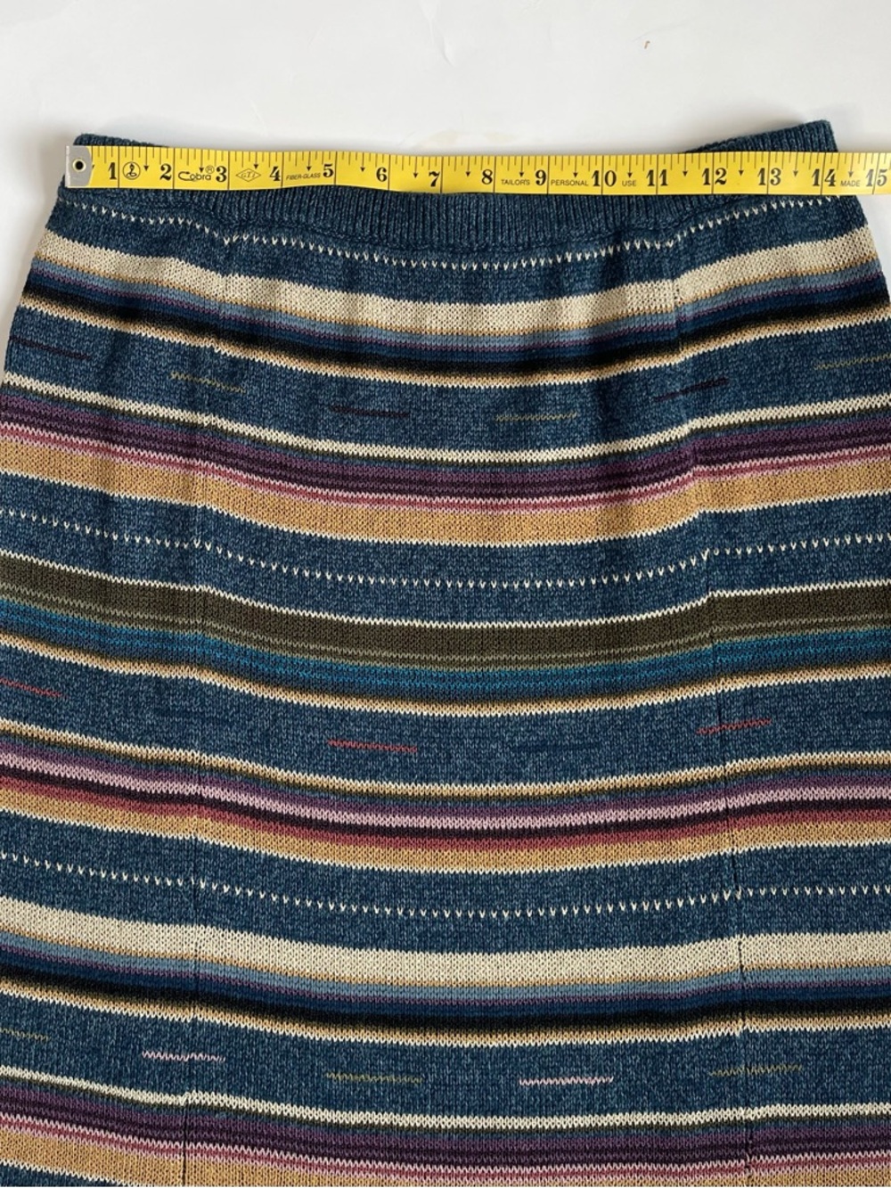 Double D Ranch Striped Knit Tank top and skirt set. Size: M - Picture 9 of 11